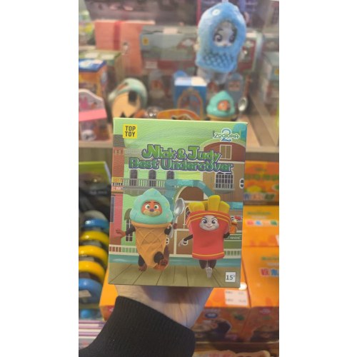 TOPTOY迪士尼疯狂动物城伪装者毛绒盲盒挂件朱迪尼克玩偶礼物女生