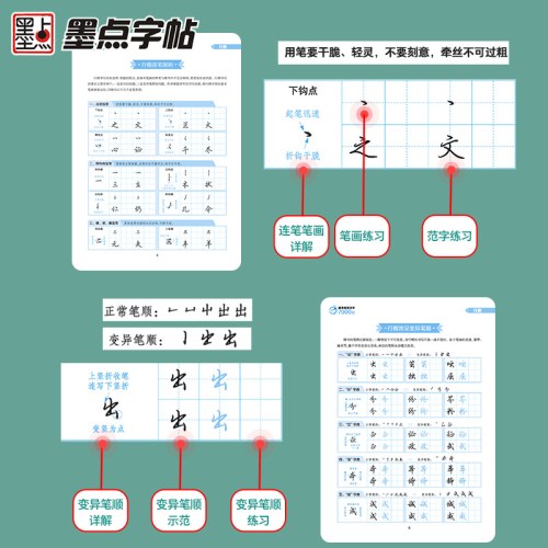 墨点字帖：通用规范汉字7000字·行楷（升级新版）