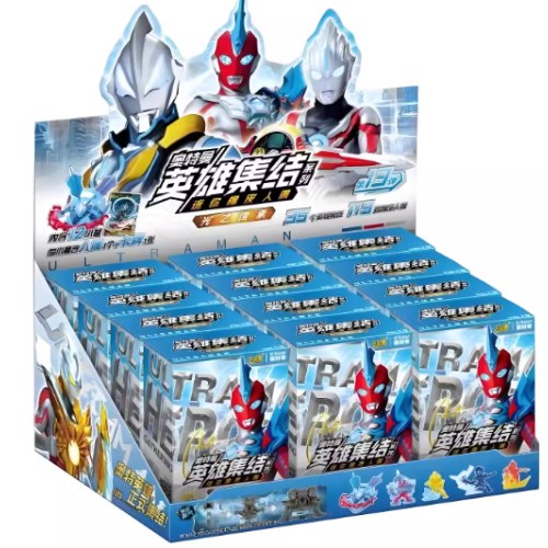 卡游奥特曼英雄集结系列迷你橡皮人偶光之传承第13弹