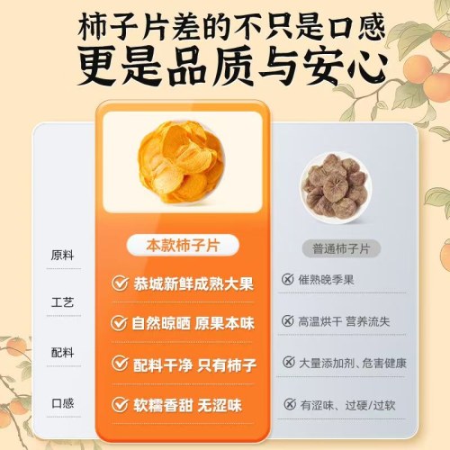 广西桂林恭城柿子干片