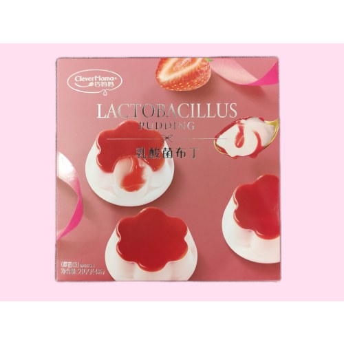 巧妈妈210g乳酸菌布丁（草莓）