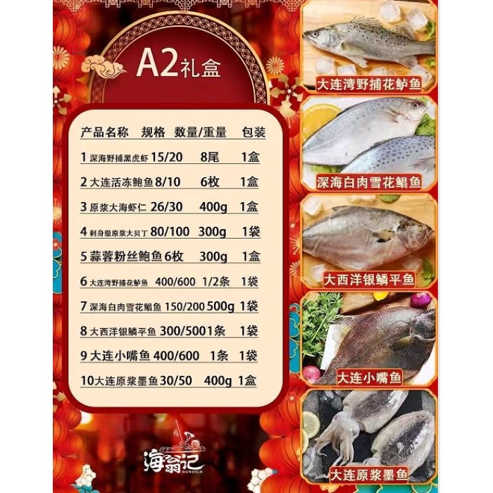 壹网渔海鲜大礼包A2款