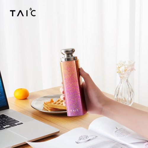 太可(5色)纯钛口红杯140ml  TKHB-T140炫彩红