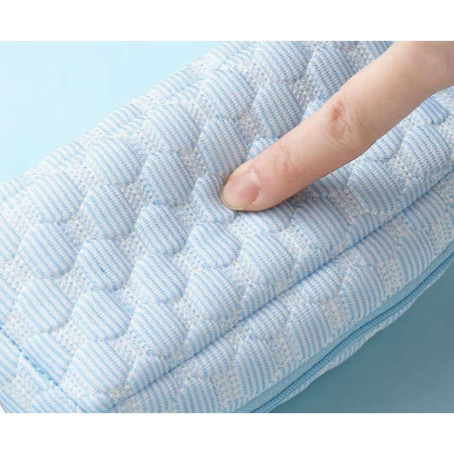 国誉KUK263LM浅蓝中号凉感枕枕包