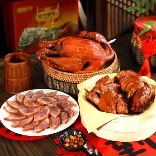 沟帮子熏宗三宝礼盒1.9kg 开袋即食 源头直发