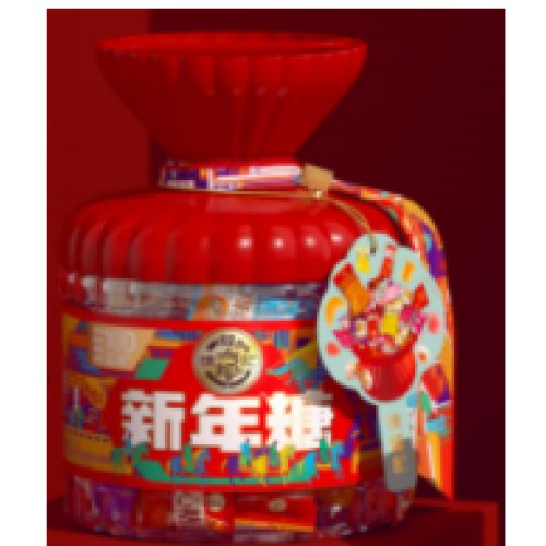 鲜利来@徐福记新年糖徐福记新年糖桶