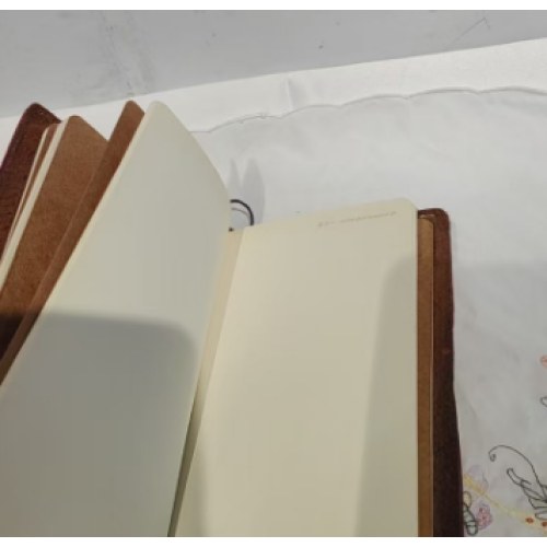 小手帐橘红配咖（绑绳）