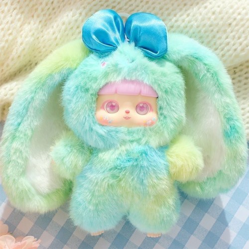 正版三小毛猫崽崽魔法小兔毛绒潮玩盲盒可爱挂件礼物