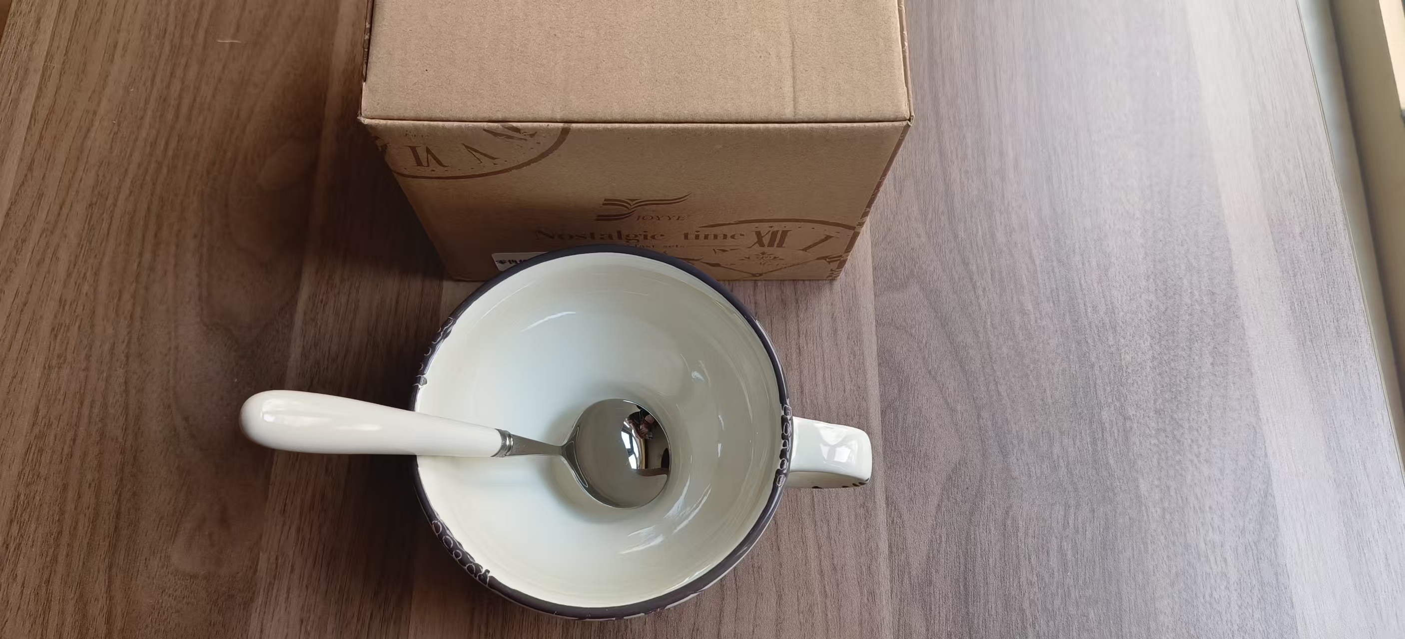 套2怀旧时光有把杯（牛皮纸盒）