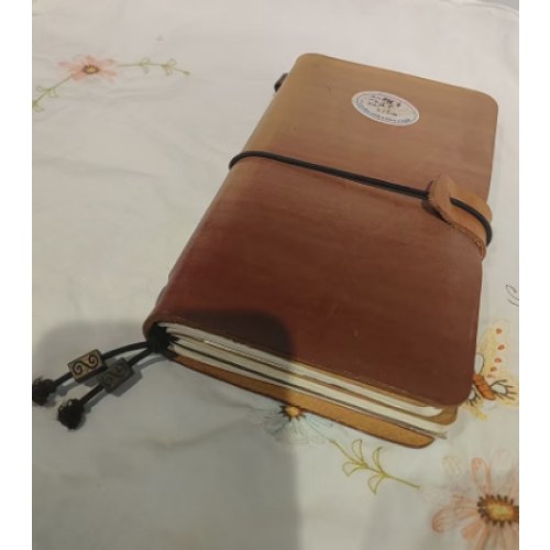 小手帐渐变黄茶色