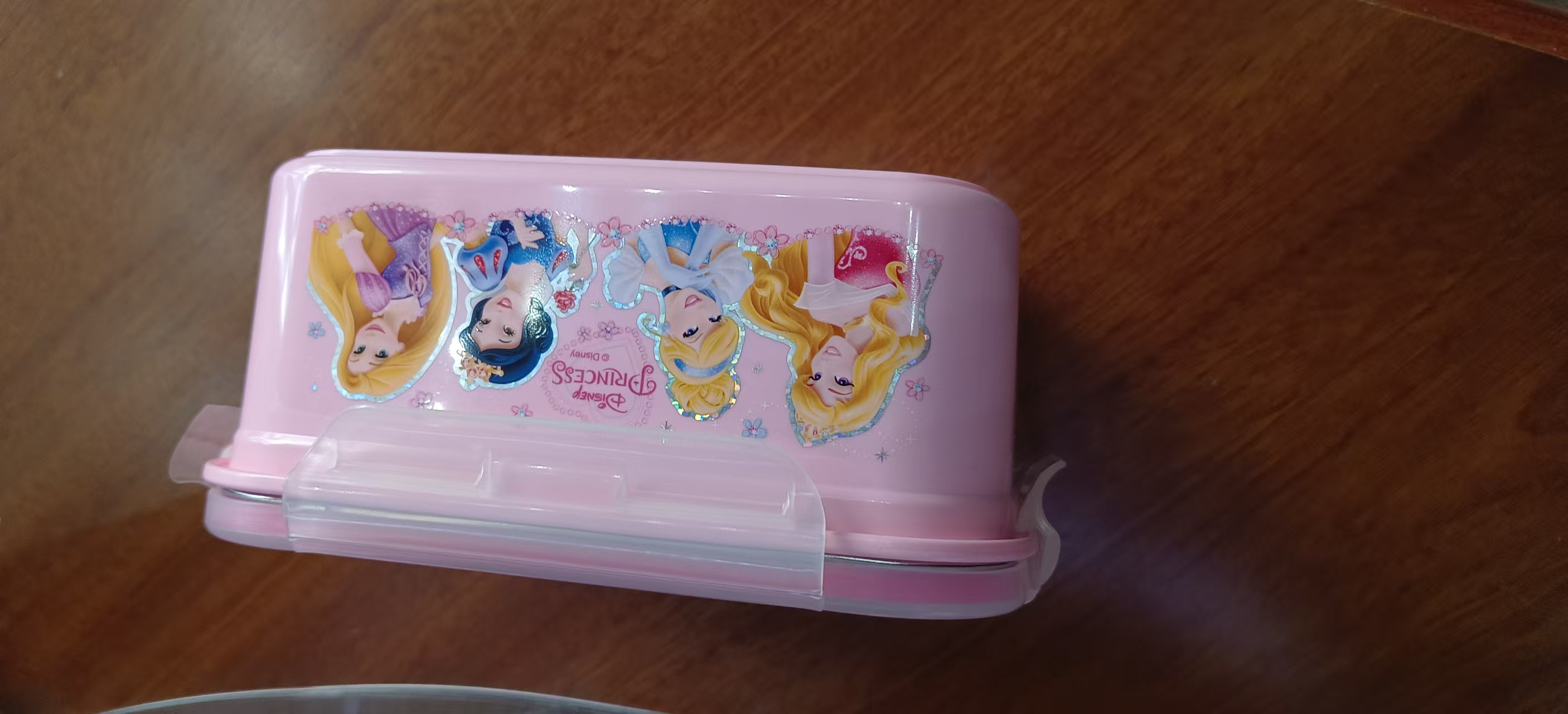 迪士尼公主系列不锈钢深层饭盒 180*120*80mm