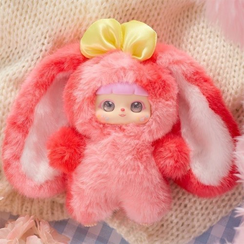 正版三小毛猫崽崽魔法小兔毛绒潮玩盲盒可爱挂件礼物