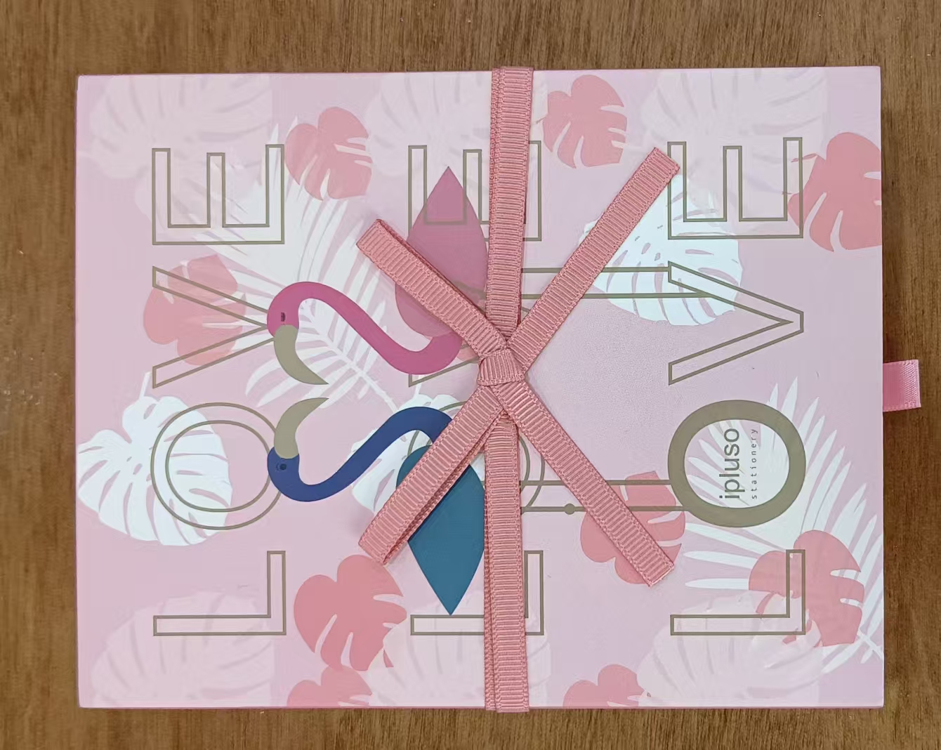 火烈鸟钢笔墨水礼盒特别版-F尖粉色