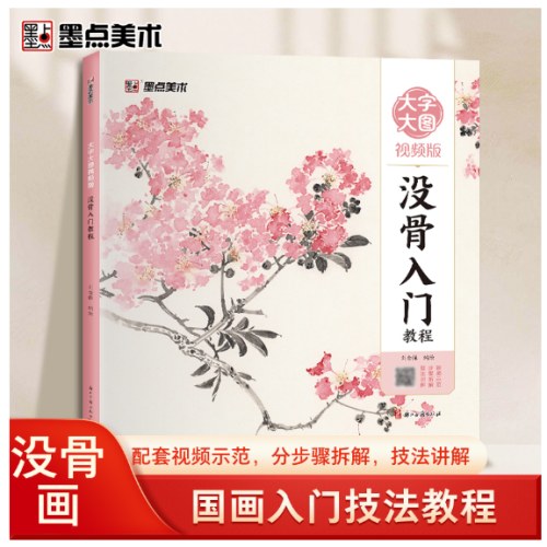 中国画零基础教程书籍临摹画册水墨画集图册范本没骨入门教程