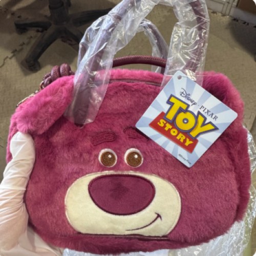 皮克斯草莓熊乐滋滋手提包