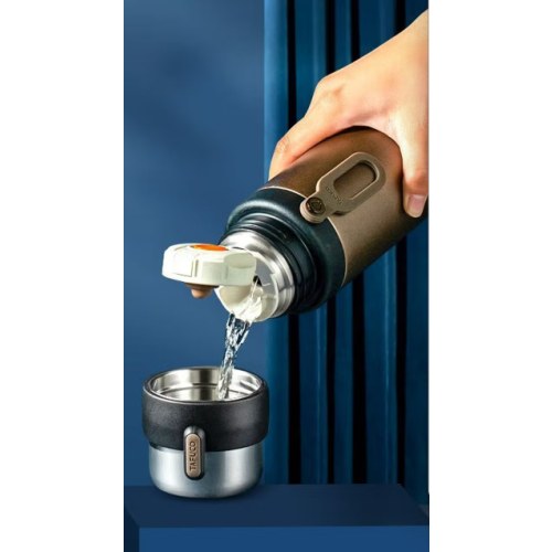 泰福高 不锈钢保温杯 T-6140 胡桃棕