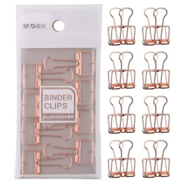 晨光线性镂空长尾夹19mm(8个装)ABSN2679