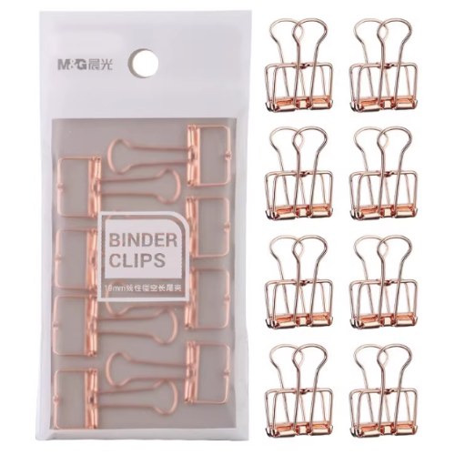 晨光线性镂空长尾夹19mm(8个装)ABSN2679