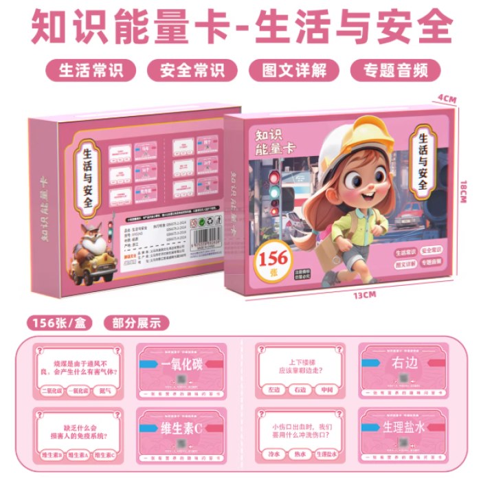 狐尔摩斯XY0243-知识能量卡-生活与安全？？