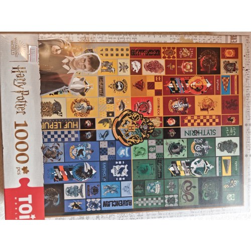 拼图1000片哈利波特系列-霍格沃兹学院徽章