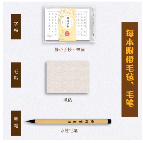 静心手抄小楷描红宋词