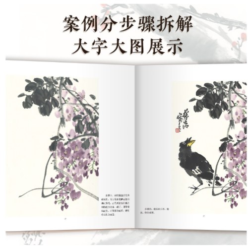 中国画零基础教程书籍临摹画册水墨画集图册范本写意入门教程