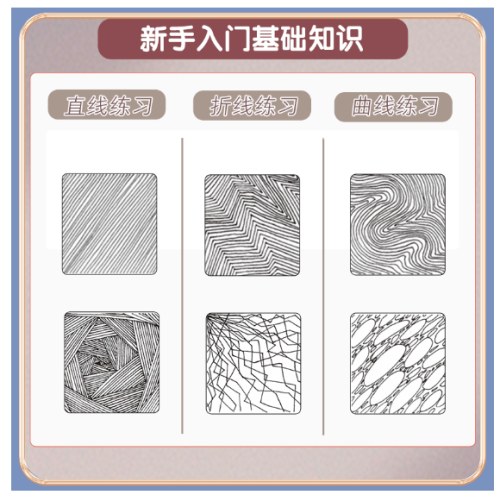 素描入门临摹本唯美花卉速写