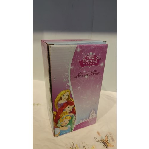 双耳防喷学饮杯（配背带）-粉色(公主)