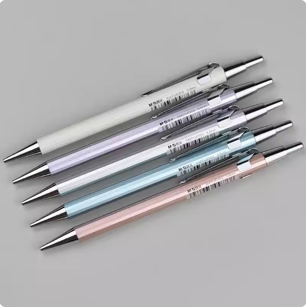 晨光自动铅笔金属青春版AMPU6304黑0.7