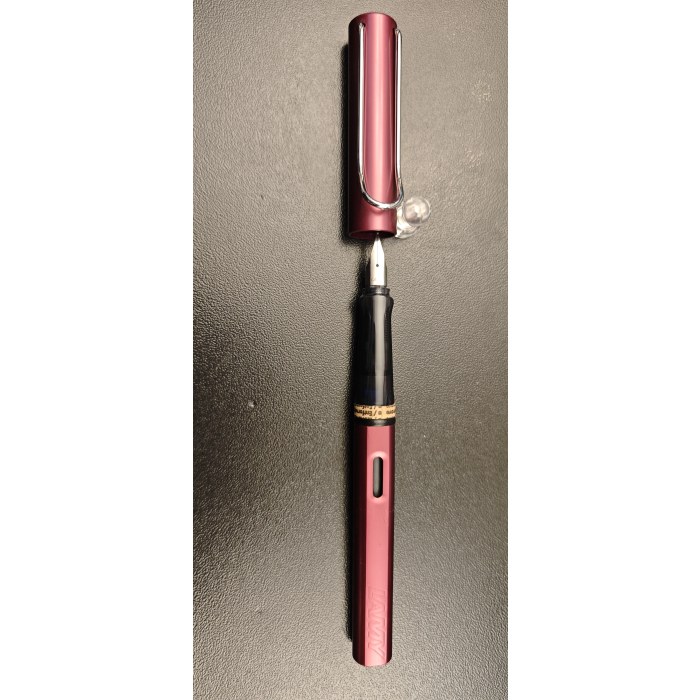 凌美钢笔恒星029F——酒红