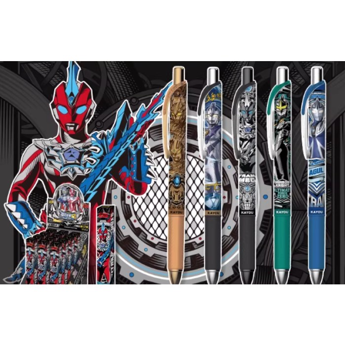 奥特曼英雄笔纪光耀版第17弹中性笔盲盒按压笔儿童小学生文具