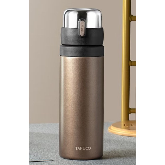 泰福高 不锈钢保温杯 T-6140 胡桃棕