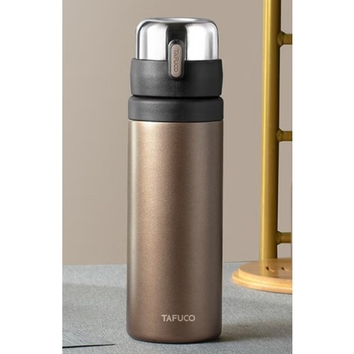 泰福高 不锈钢保温杯 T-6140 胡桃棕