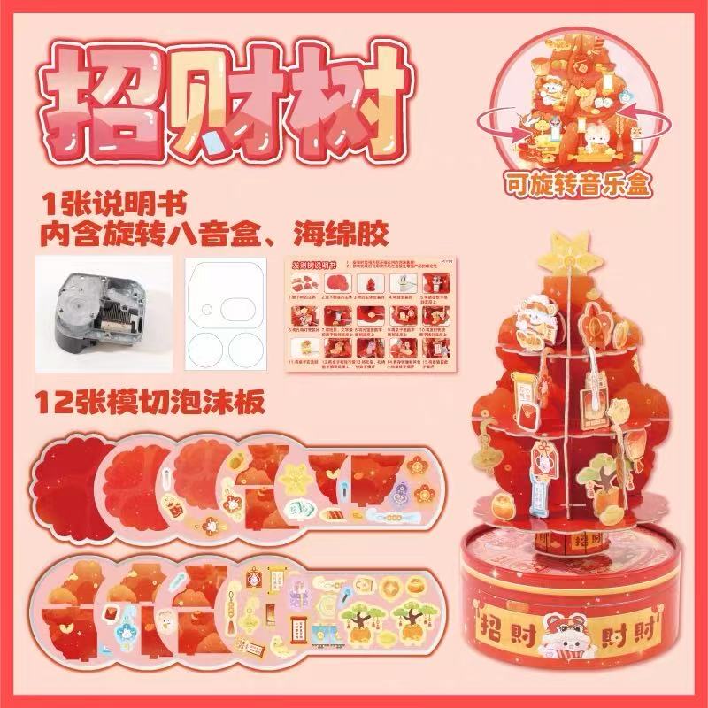 MYM-OA2259可露露萌运发芽系列旋转音乐盒