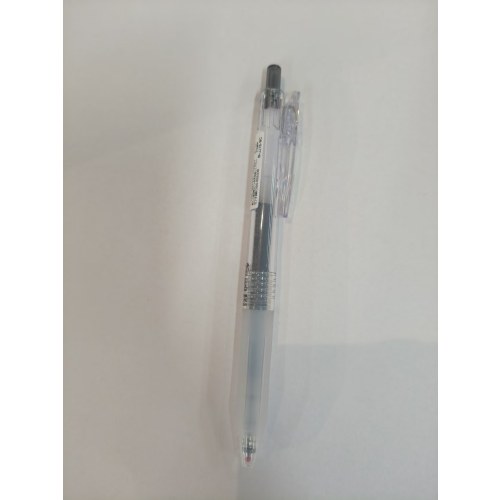 斑马BI-JJ15-WC透明（黑芯）宝蔗按动中性笔