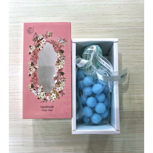 马卡龙葡萄手工皂（蓝色）