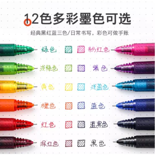百乐BXRT-V5-B黑0.5按动中性笔