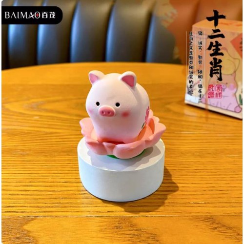 BS0143-13好运连连十二生肖摆件-猪事顺利