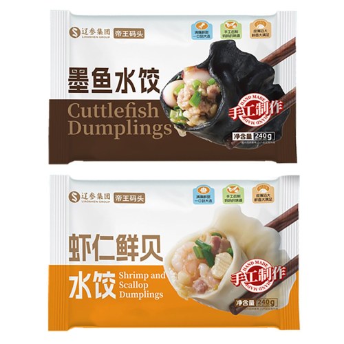 大连正宗海胆水饺海鲜水饺纯手工包制