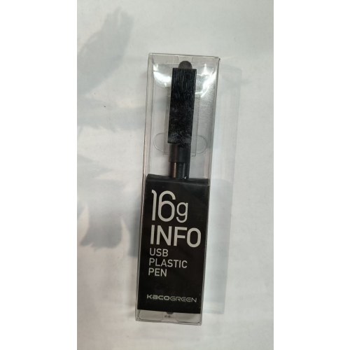 易存塑料U盘笔麿砂黑