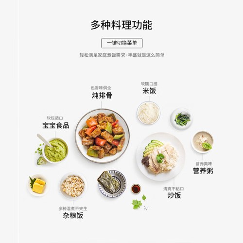 福库-6人份3L电饭煲CR-HD0610FW