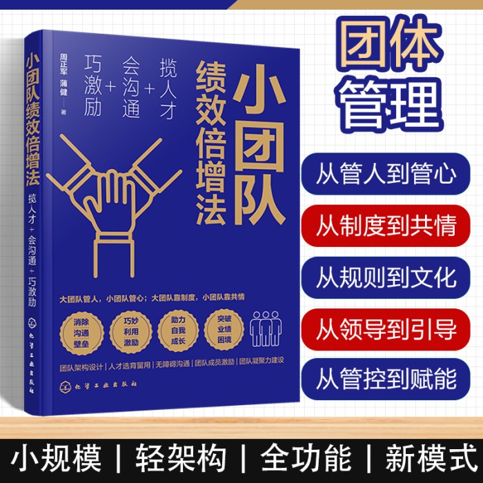 小团队绩效倍增法：揽人才＋会沟通＋巧激励