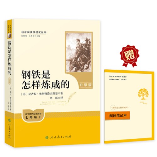 钢铁是怎样炼成的 七年级下 名著阅读课程化丛书 升级版 人民教育出版社七年级阅读书目