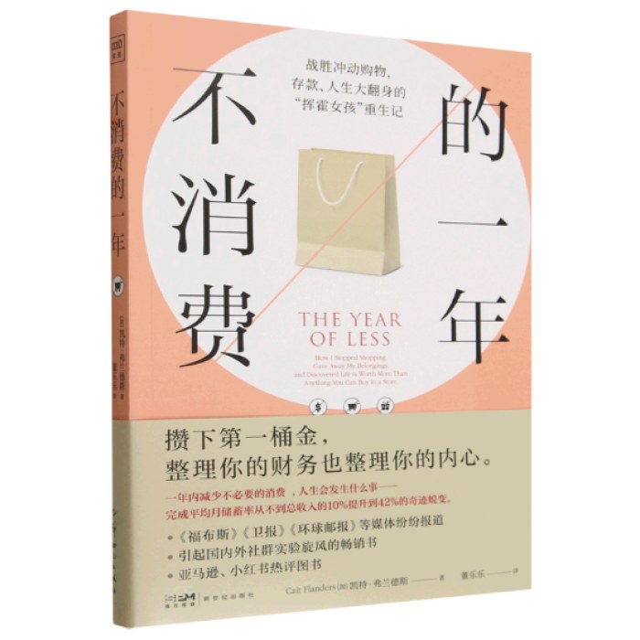 不消费的一年
