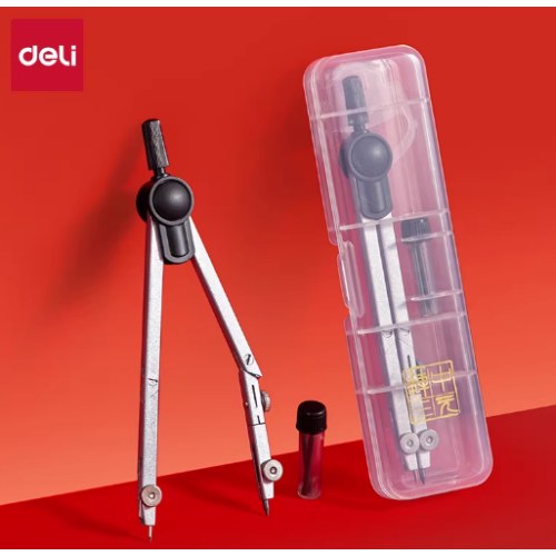 得力VC60考试状元金属圆规(红)(个)