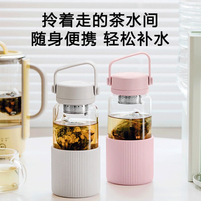 北鼎 玻璃杯壶 泡茶随手杯