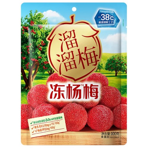 溜溜梅冻杨梅100g东魁树熟杨梅果脯
