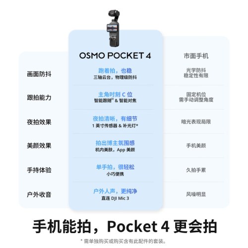 大疆 DJI Osmo Pocket 4