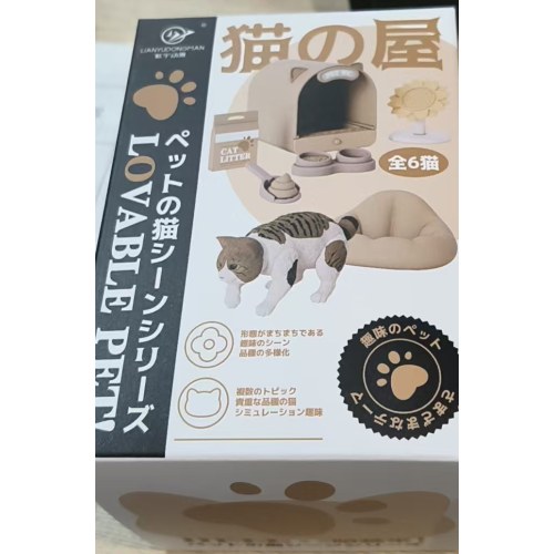 联宇LU-801场景摆件猫屋盲盒