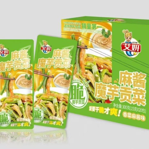 艾妍20包/盒麻酱贡菜魔芋